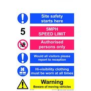 Site Safety Entry Sign